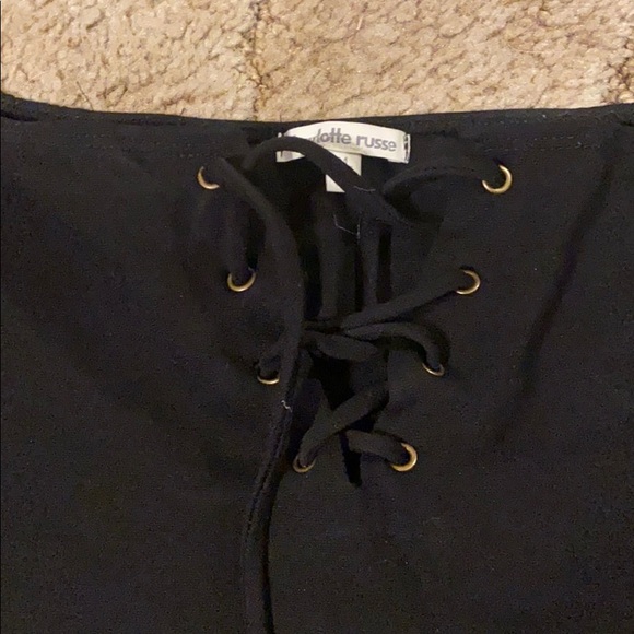 Black crop top - Picture 2 of 4